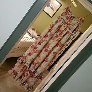 ELLE MULTI COLOR MAXI DRESS SZ S